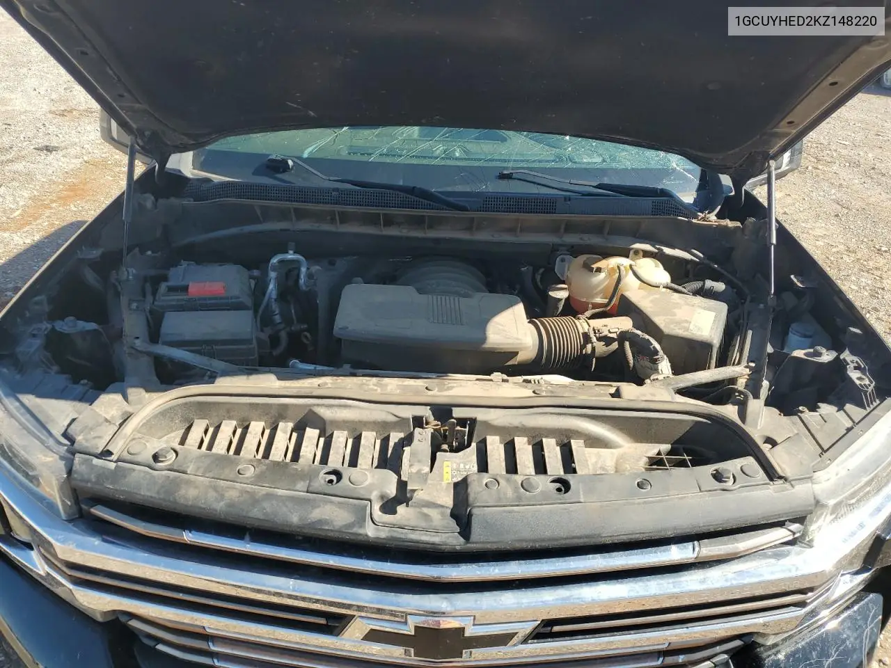2019 Chevrolet Silverado K1500 High Country VIN: 1GCUYHED2KZ148220 Lot: 58994095