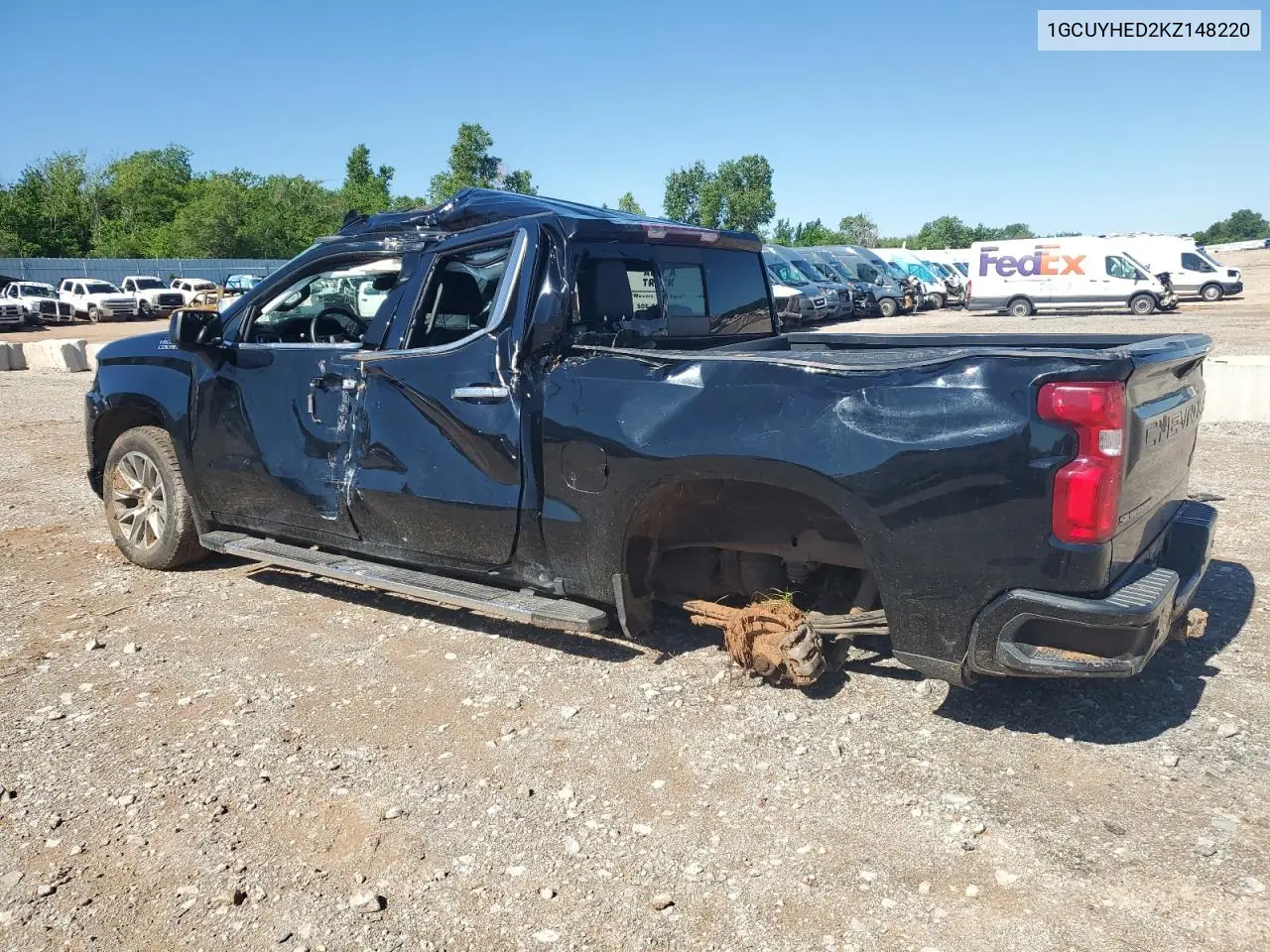 2019 Chevrolet Silverado K1500 High Country VIN: 1GCUYHED2KZ148220 Lot: 58994095