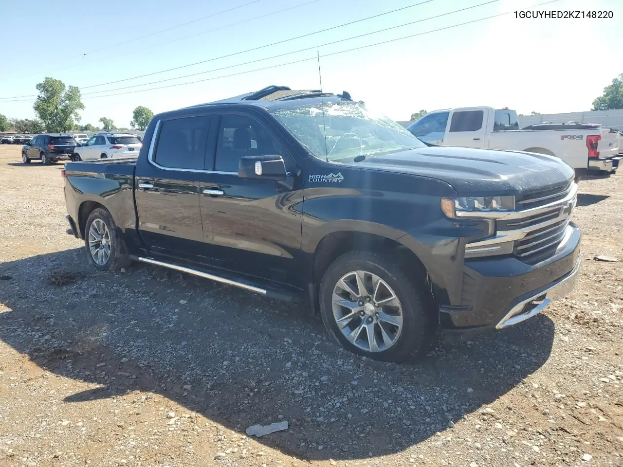 2019 Chevrolet Silverado K1500 High Country VIN: 1GCUYHED2KZ148220 Lot: 58994095