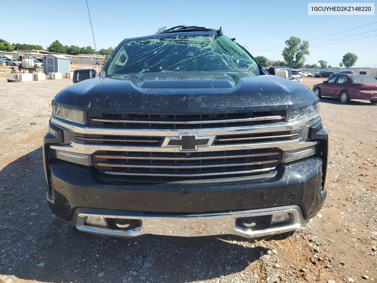 2019 Chevrolet Silverado K1500 High Country VIN: 1GCUYHED2KZ148220 Lot: 58994095