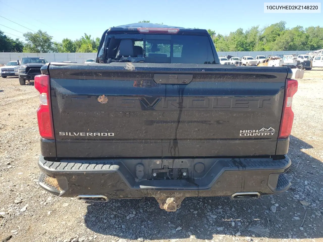 2019 Chevrolet Silverado K1500 High Country VIN: 1GCUYHED2KZ148220 Lot: 58994095