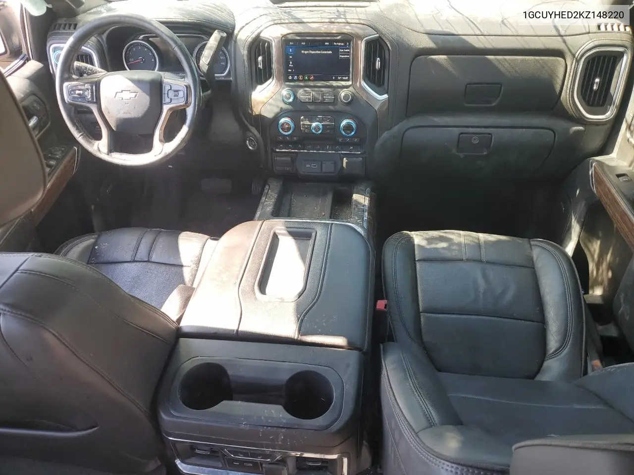 2019 Chevrolet Silverado K1500 High Country VIN: 1GCUYHED2KZ148220 Lot: 58994095