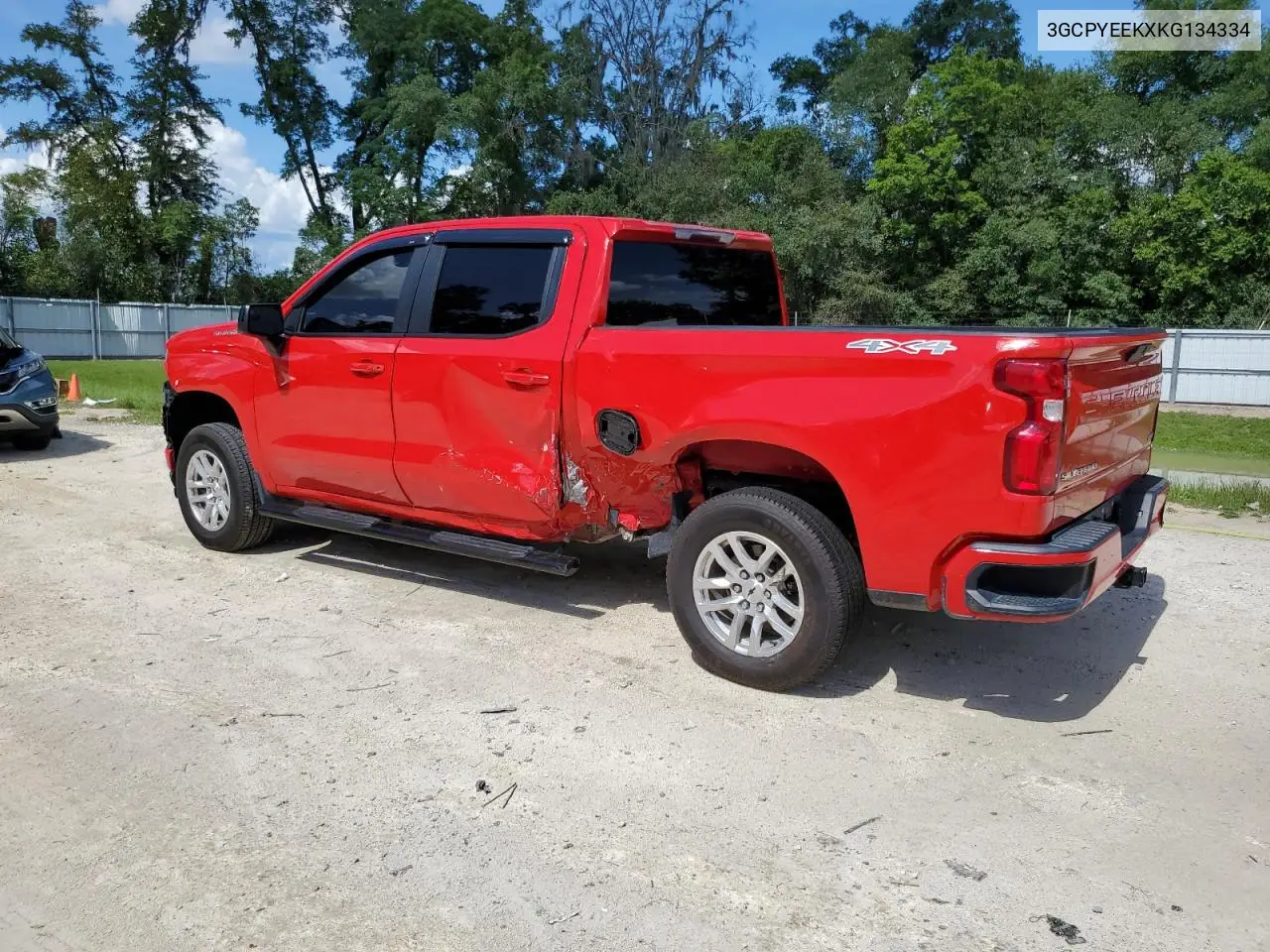 2019 Chevrolet Silverado K1500 Rst VIN: 3GCPYEEKXKG134334 Lot: 60879475