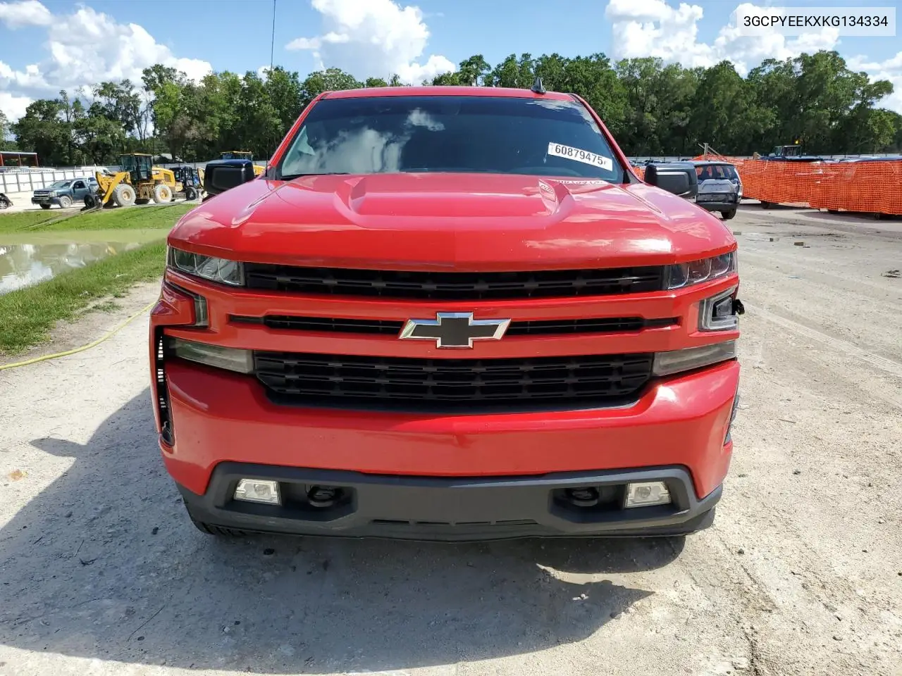 2019 Chevrolet Silverado K1500 Rst VIN: 3GCPYEEKXKG134334 Lot: 60879475
