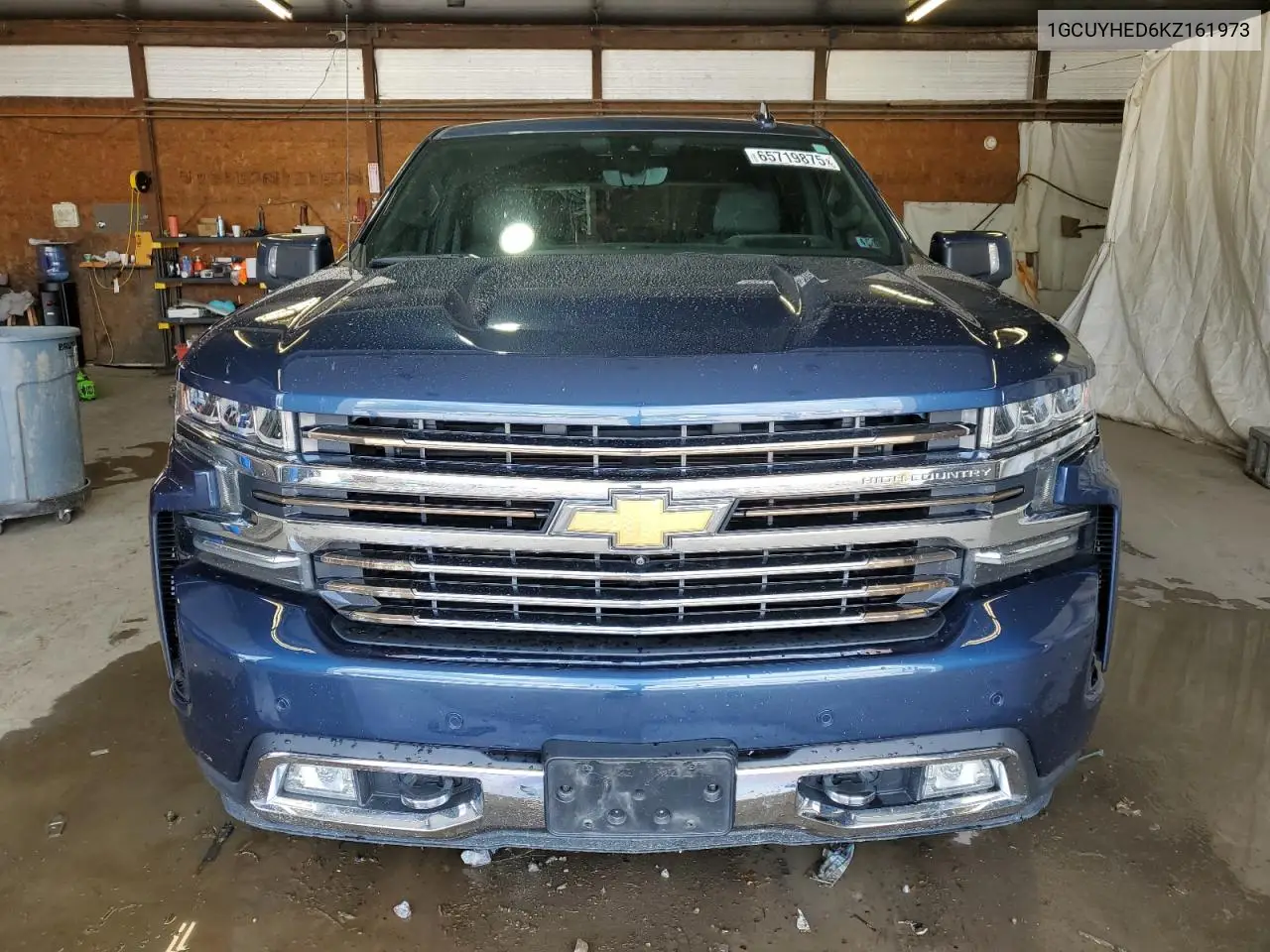 2019 Chevrolet Silverado K1500 High Country VIN: 1GCUYHED6KZ161973 Lot: 65719875