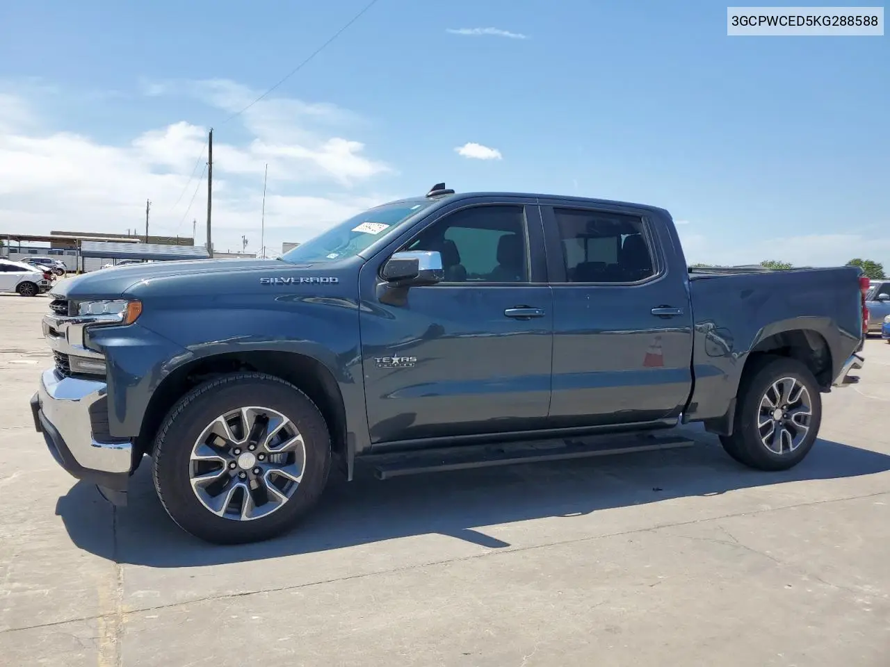 2019 Chevrolet Silverado C1500 Lt VIN: 3GCPWCED5KG288588 Lot: 65994725