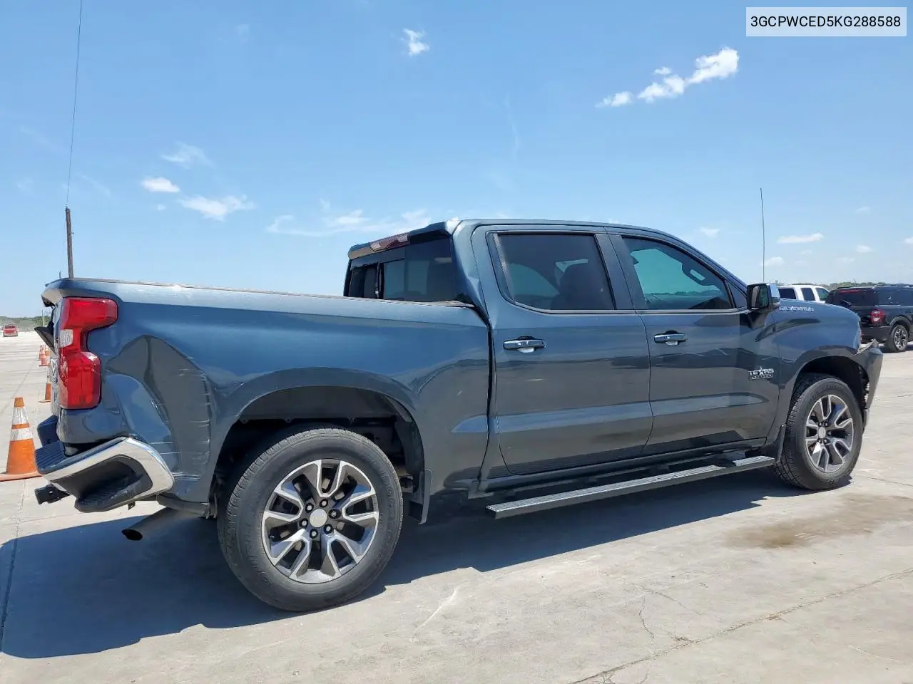 2019 Chevrolet Silverado C1500 Lt VIN: 3GCPWCED5KG288588 Lot: 65994725