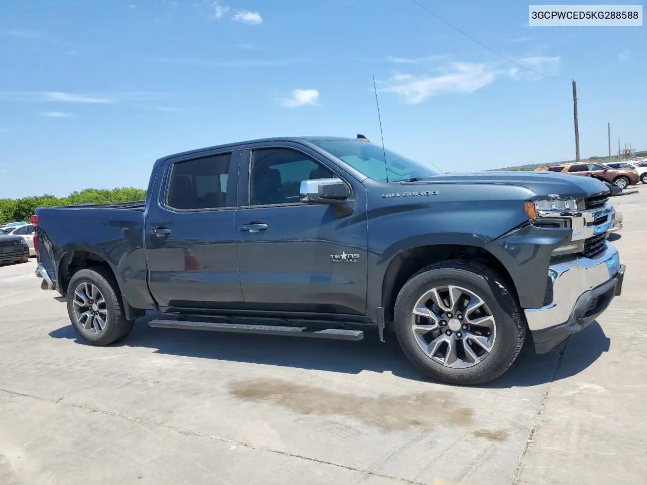 2019 Chevrolet Silverado C1500 Lt VIN: 3GCPWCED5KG288588 Lot: 65994725