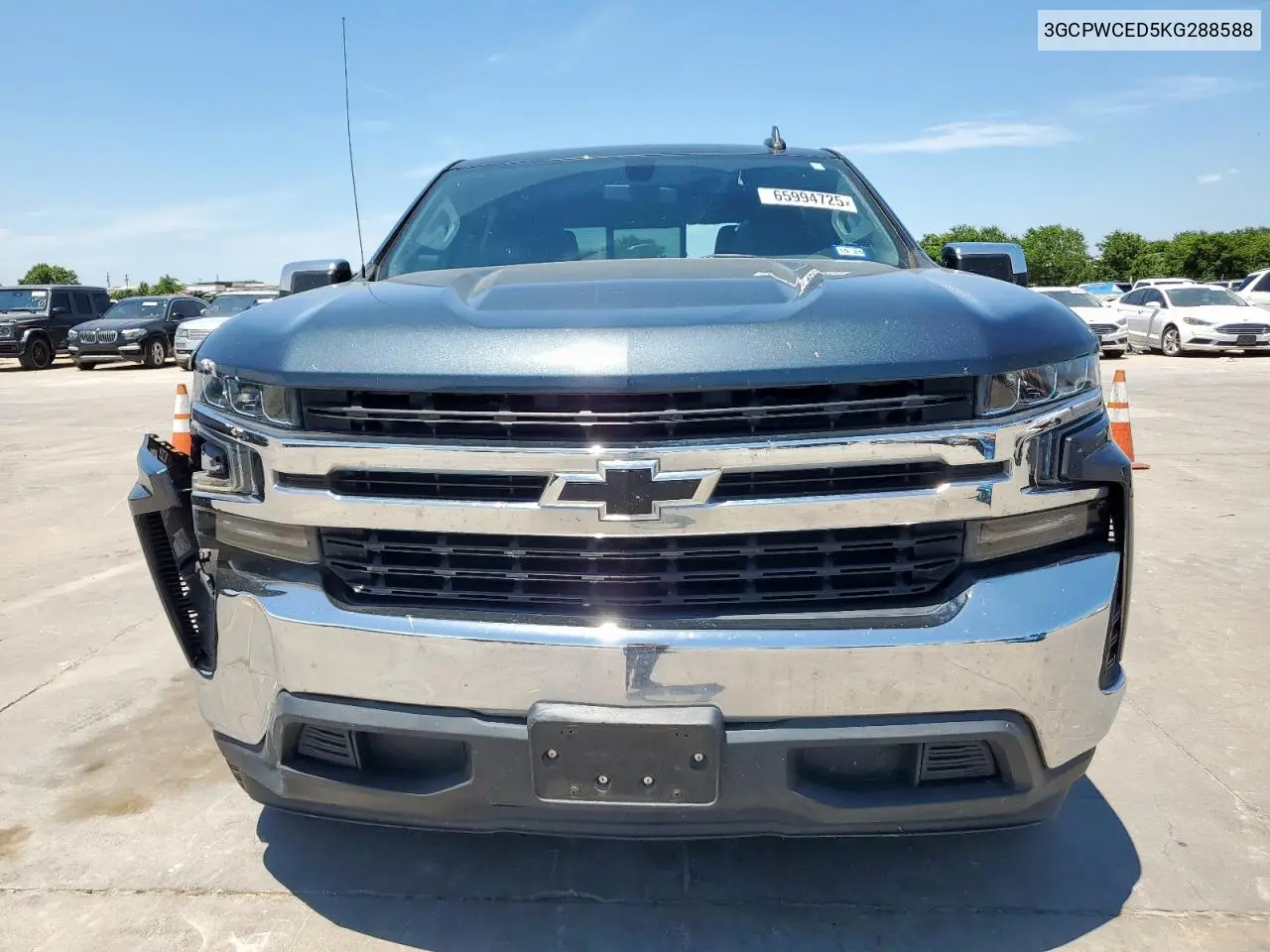 2019 Chevrolet Silverado C1500 Lt VIN: 3GCPWCED5KG288588 Lot: 65994725