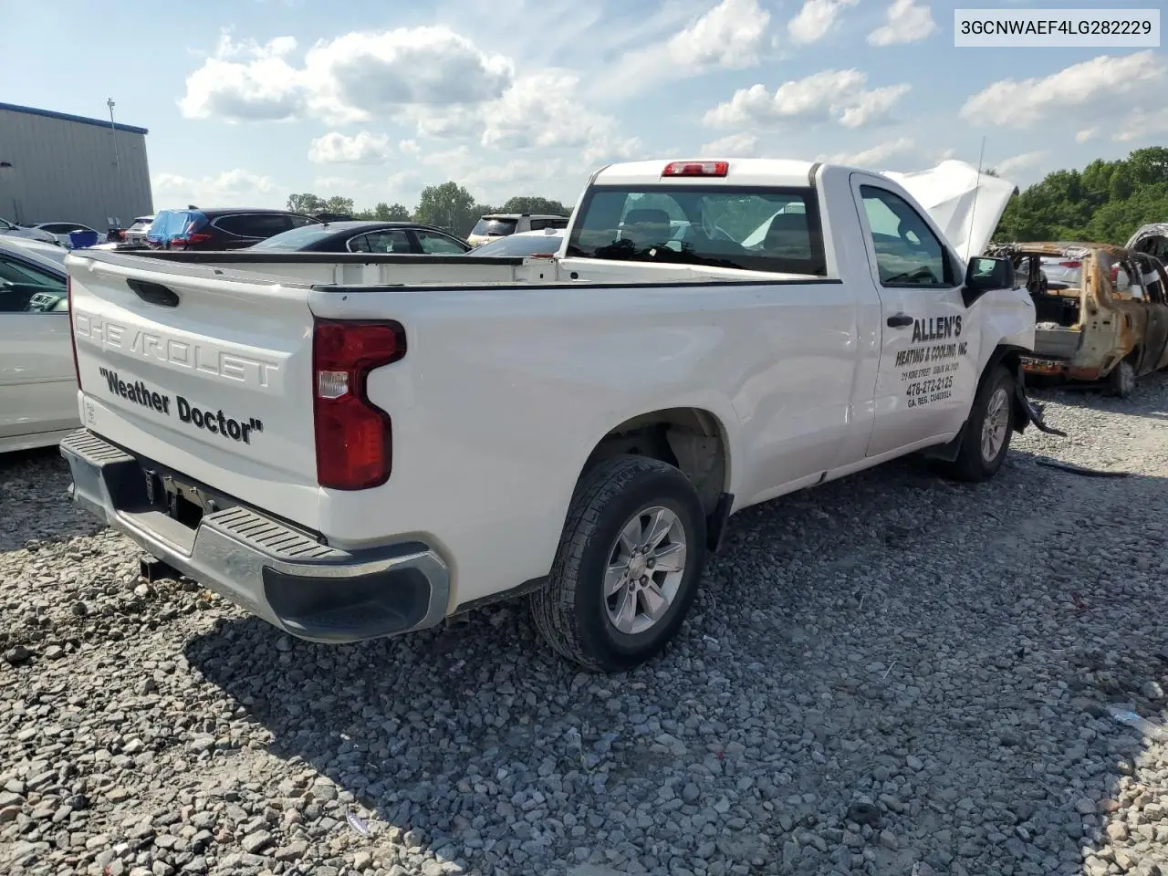 3gcnwaef4lg282229 3GCNWAEF4LG282229 2020 Chevrolet Silverado C1500