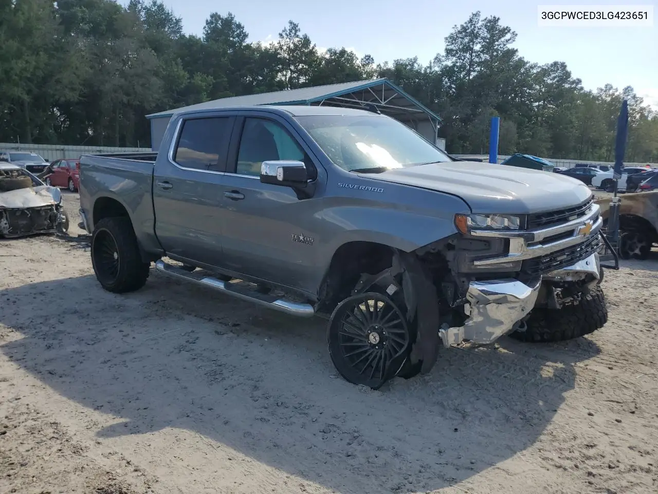 2020 Chevrolet Silverado C1500 Lt VIN: 3GCPWCED3LG423651 Lot: 56826345
