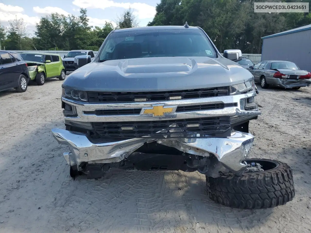 2020 Chevrolet Silverado C1500 Lt VIN: 3GCPWCED3LG423651 Lot: 56826345