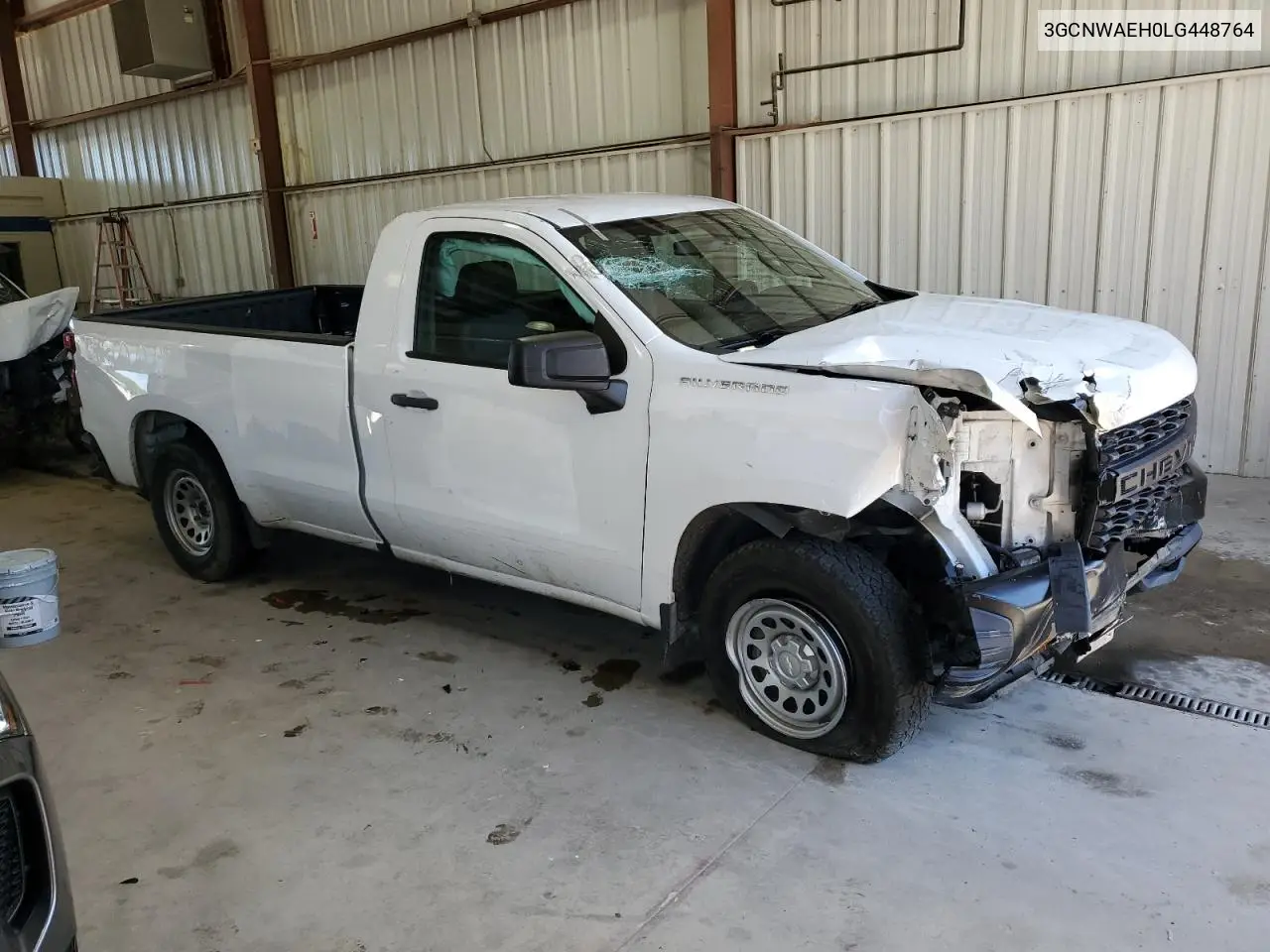 2020 Chevrolet Silverado C1500 VIN: 3GCNWAEH0LG448764 Lot: 60940625