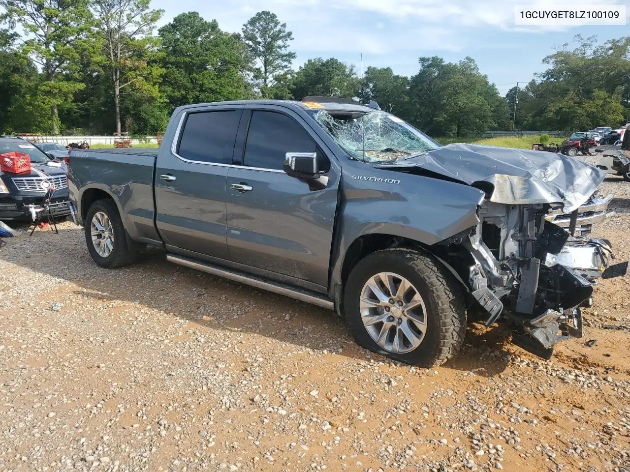 2020 Chevrolet Silverado K1500 Ltz VIN: 1GCUYGET8LZ100109 Lot: 62085915