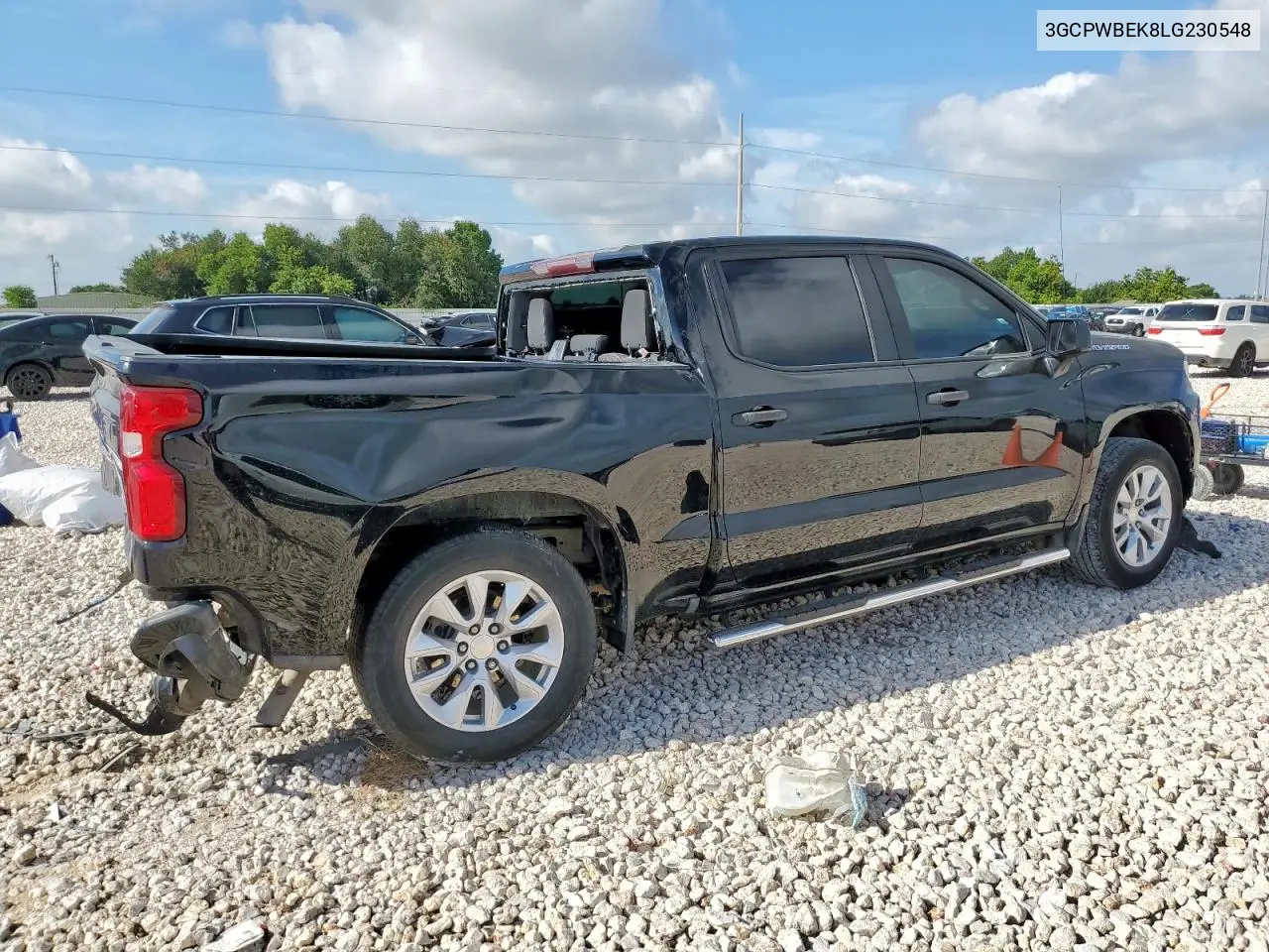 2020 Chevrolet Silverado C1500 Custom VIN: 3GCPWBEK8LG230548 Lot: 65616175