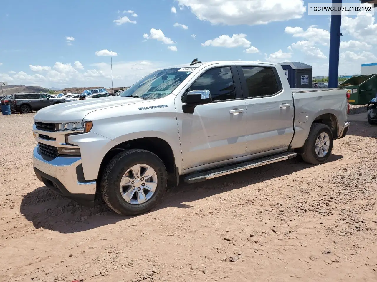 2020 Chevrolet Silverado C1500 Lt VIN: 1GCPWCED7LZ182192 Lot: 65690585