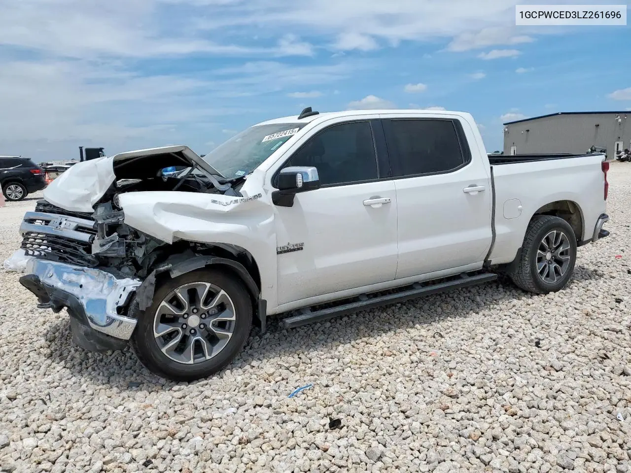 2020 Chevrolet Silverado C1500 Lt VIN: 1GCPWCED3LZ261696 Lot: 65722415