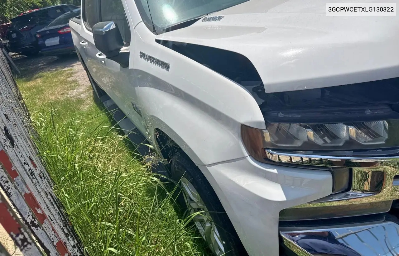 2020 Chevrolet Silverado C1500 Lt VIN: 3GCPWCETXLG130322 Lot: 66176655