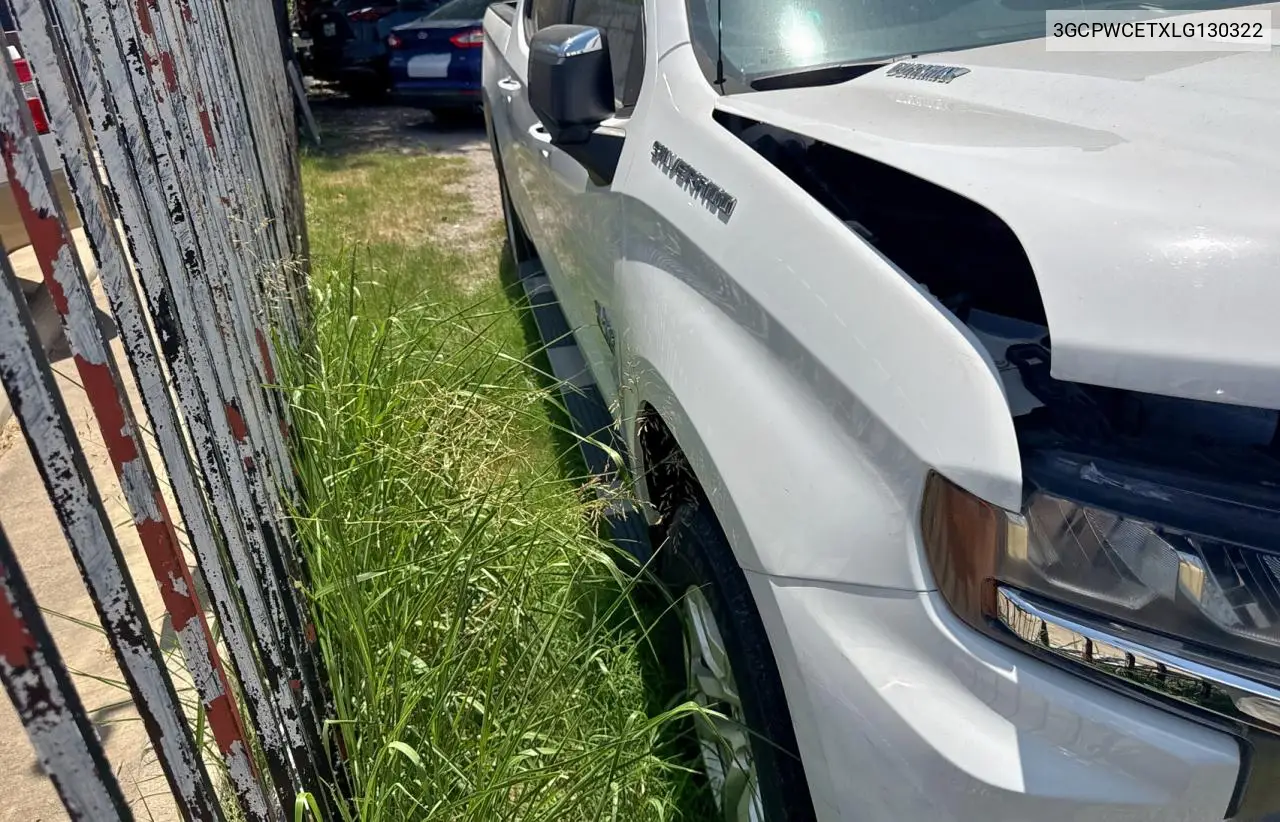 2020 Chevrolet Silverado C1500 Lt VIN: 3GCPWCETXLG130322 Lot: 66176655