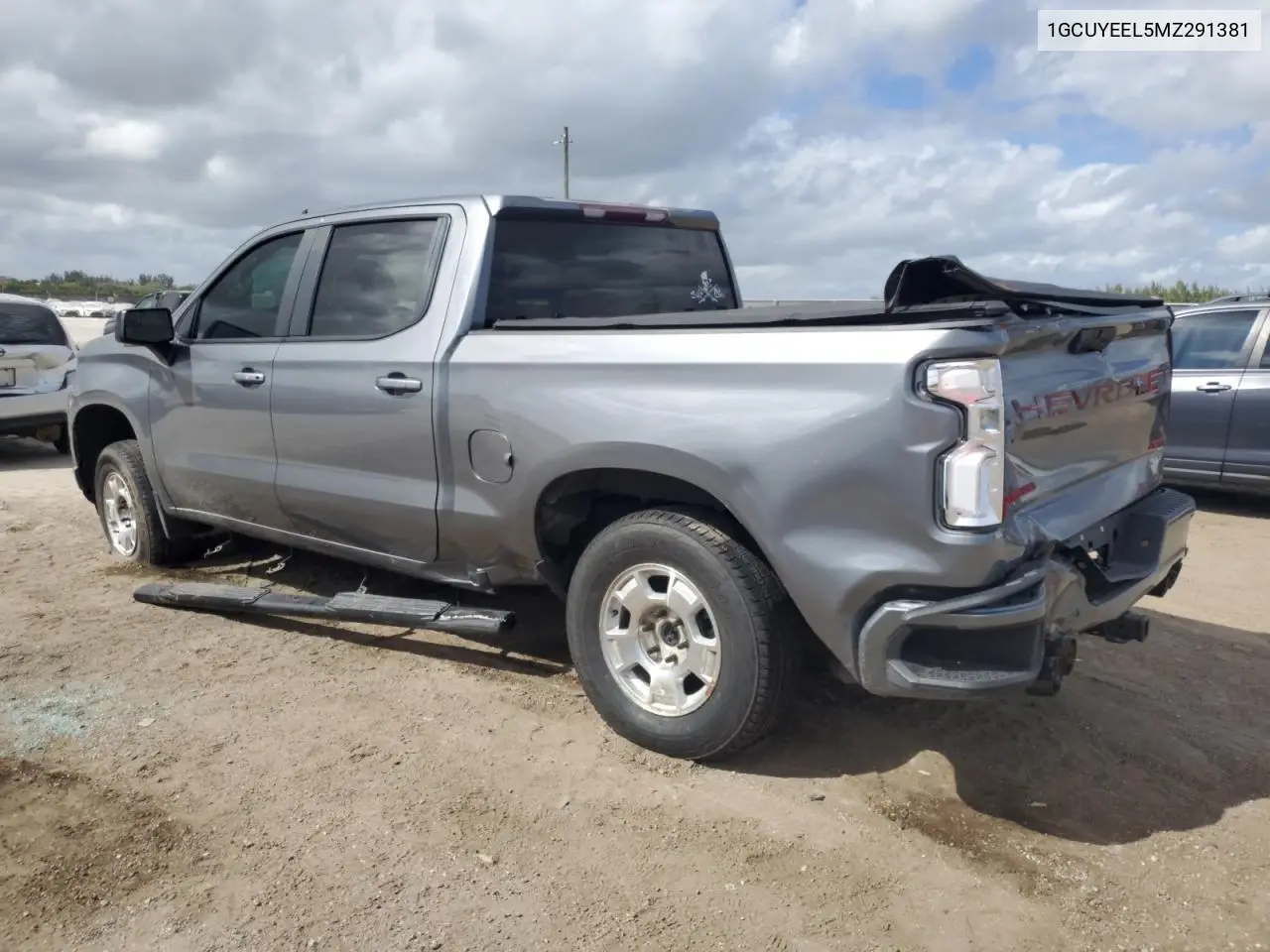 2021 Chevrolet Silverado K1500 Rst VIN: 1GCUYEEL5MZ291381 Lot: 45164955