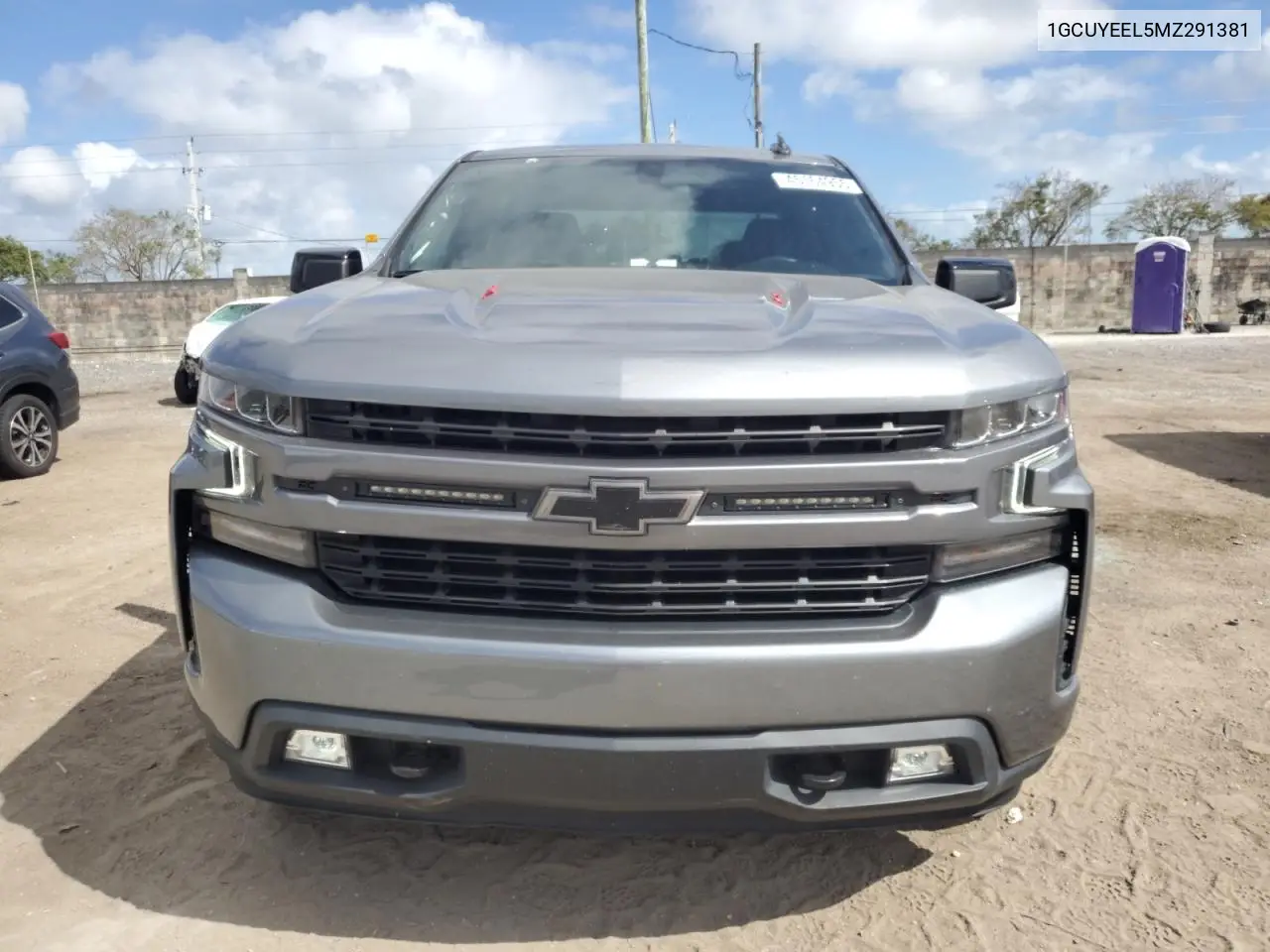 2021 Chevrolet Silverado K1500 Rst VIN: 1GCUYEEL5MZ291381 Lot: 45164955