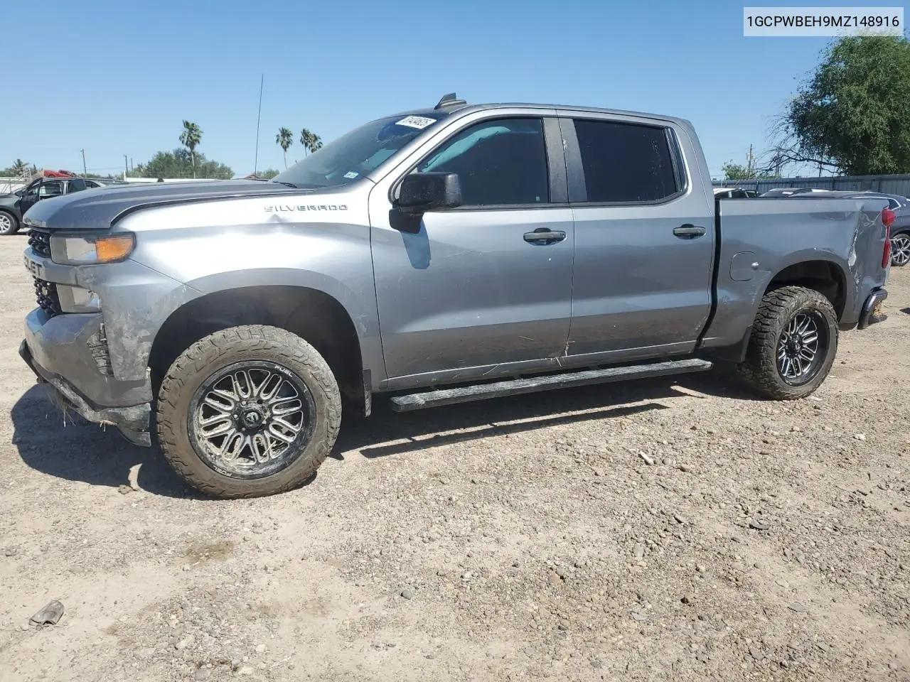 2021 Chevrolet Silverado C1500 Custom VIN: 1GCPWBEH9MZ148916 Lot: 51434625