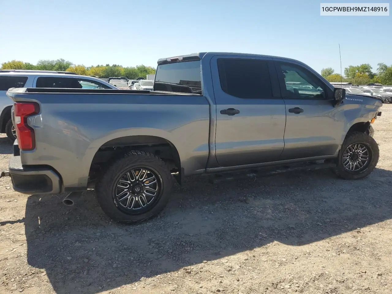 2021 Chevrolet Silverado C1500 Custom VIN: 1GCPWBEH9MZ148916 Lot: 51434625