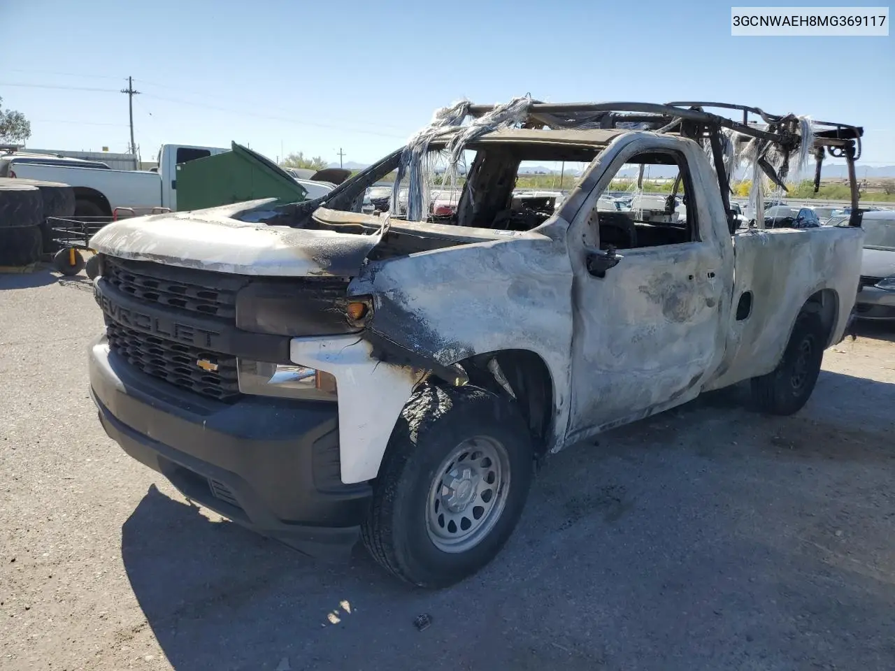 2021 Chevrolet Silverado C1500 VIN: 3GCNWAEH8MG369117 Lot: 52933944