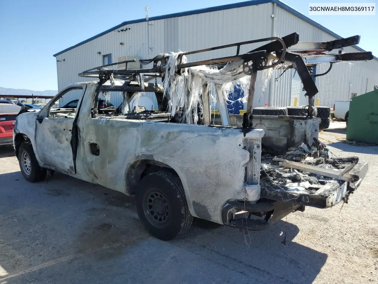 2021 Chevrolet Silverado C1500 VIN: 3GCNWAEH8MG369117 Lot: 52933944