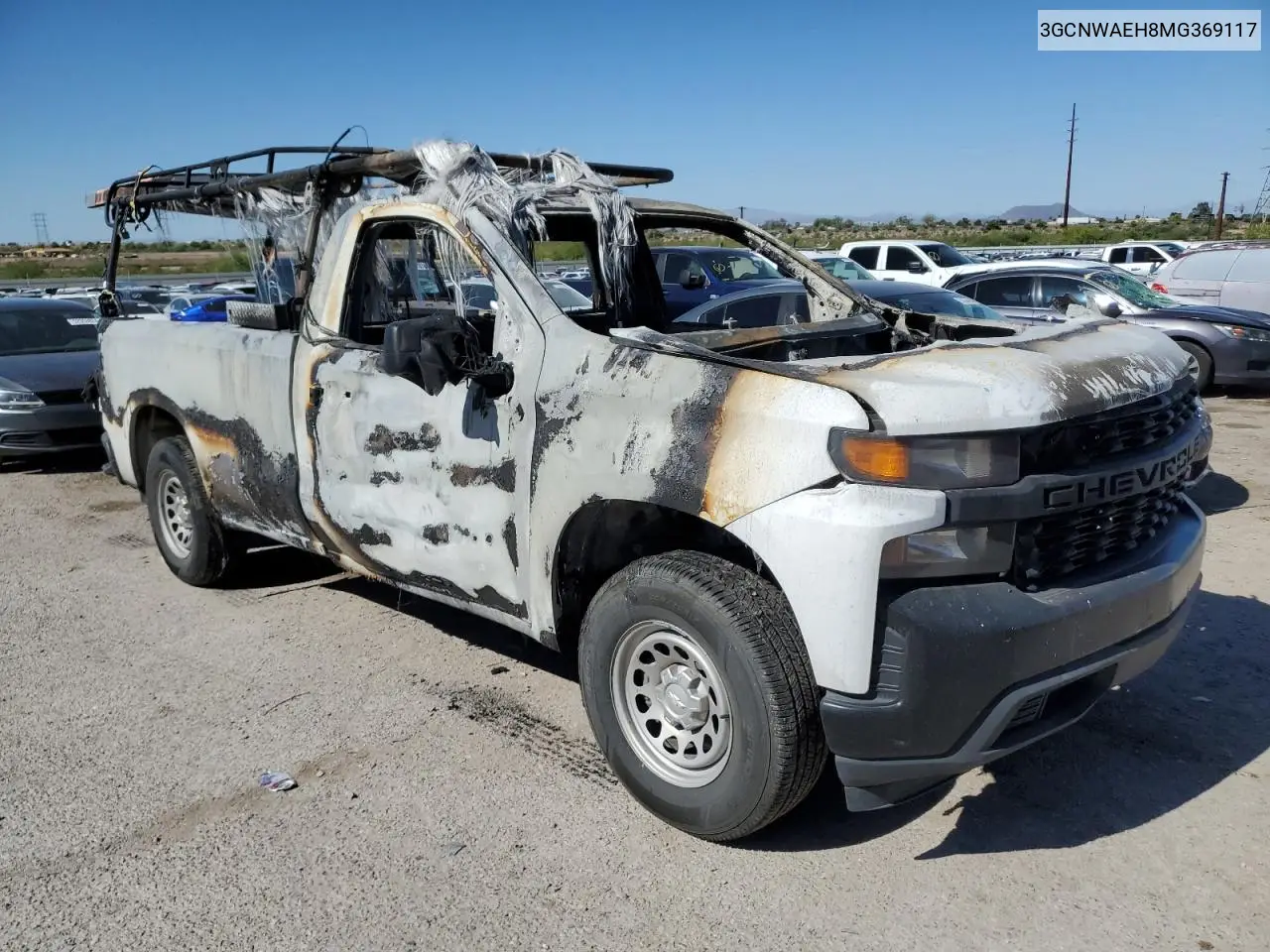 2021 Chevrolet Silverado C1500 VIN: 3GCNWAEH8MG369117 Lot: 52933944