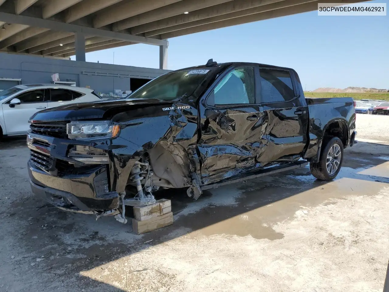 2021 Chevrolet Silverado C1500 Rst VIN: 3GCPWDED4MG462921 Lot: 54206875