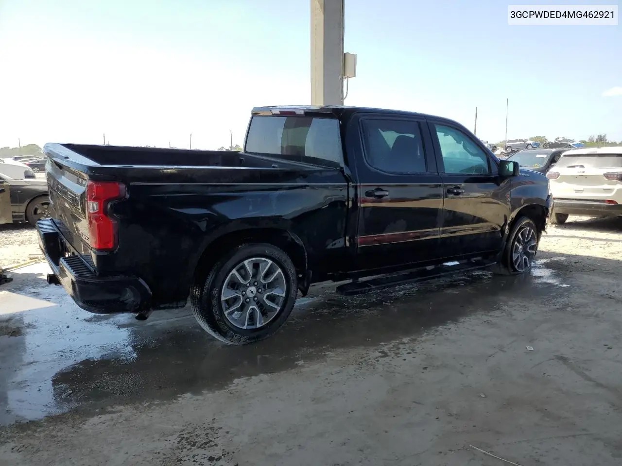 2021 Chevrolet Silverado C1500 Rst VIN: 3GCPWDED4MG462921 Lot: 54206875