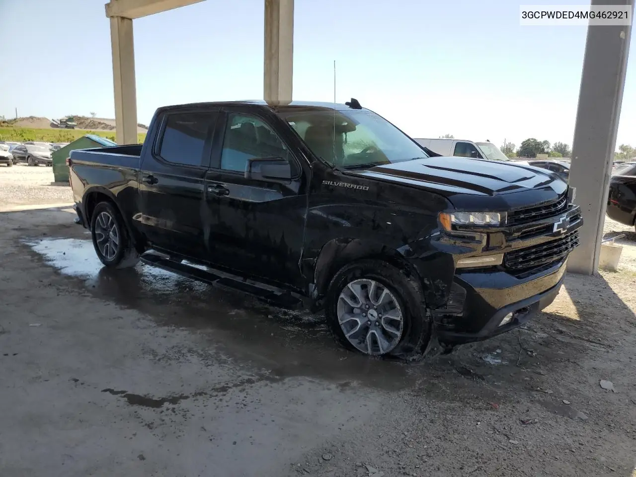 2021 Chevrolet Silverado C1500 Rst VIN: 3GCPWDED4MG462921 Lot: 54206875