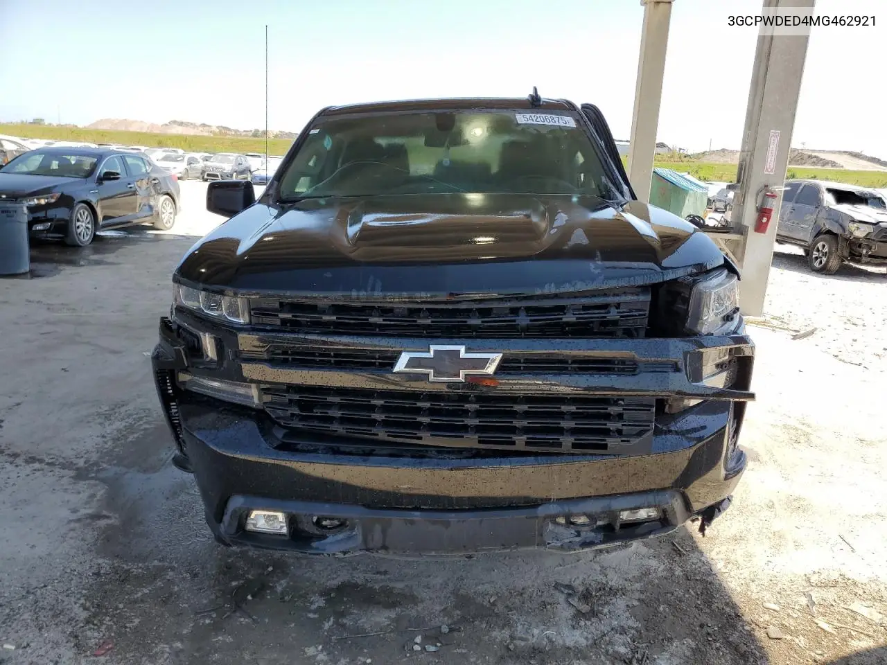 2021 Chevrolet Silverado C1500 Rst VIN: 3GCPWDED4MG462921 Lot: 54206875
