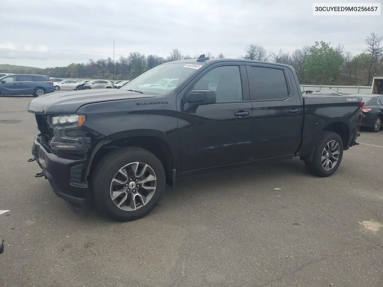 2021 Chevrolet Silverado K1500 Rst VIN: 3GCUYEED9MG256657 Lot: 54455845