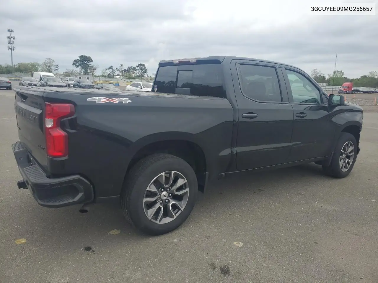 2021 Chevrolet Silverado K1500 Rst VIN: 3GCUYEED9MG256657 Lot: 54455845