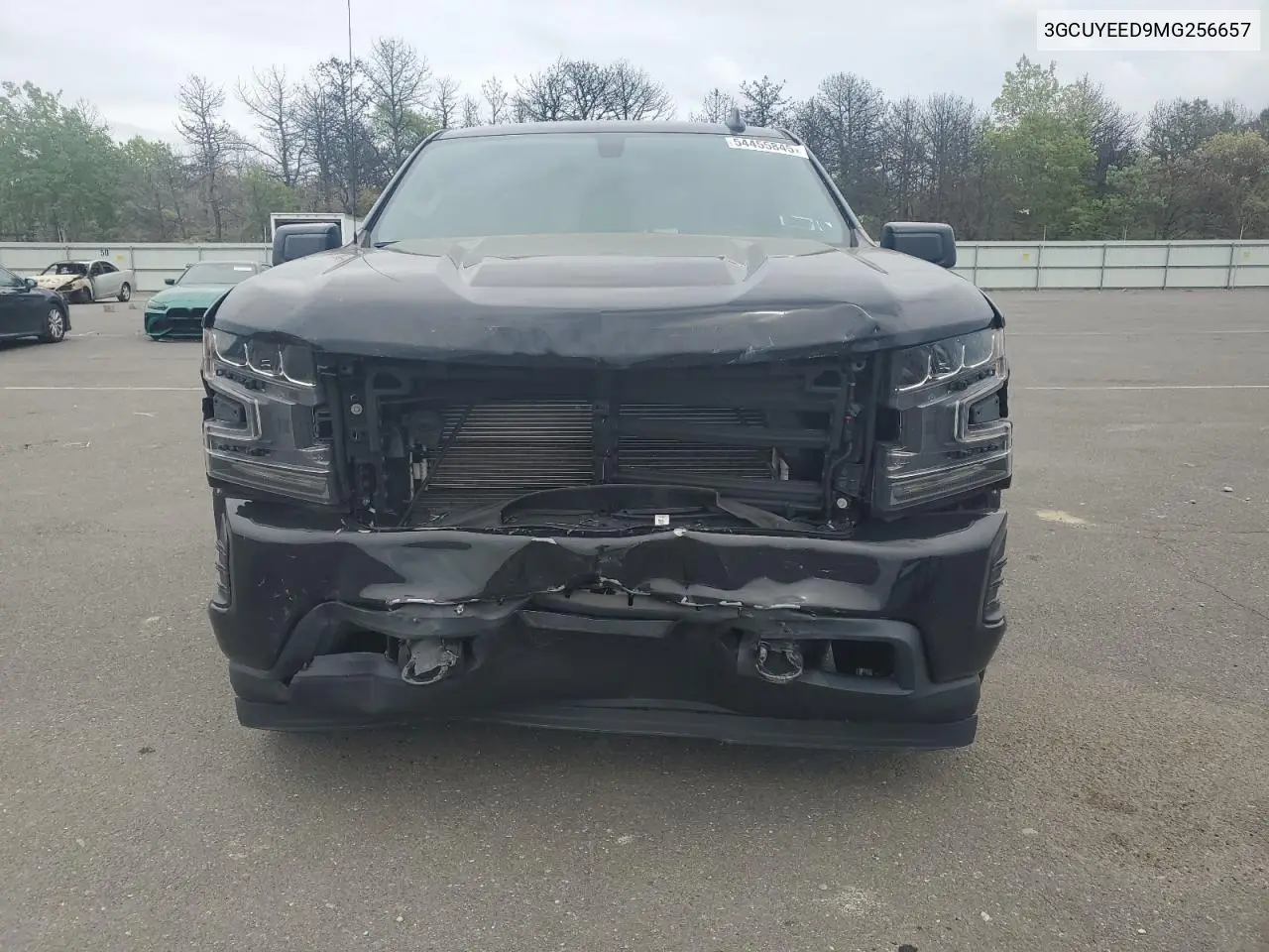 2021 Chevrolet Silverado K1500 Rst VIN: 3GCUYEED9MG256657 Lot: 54455845