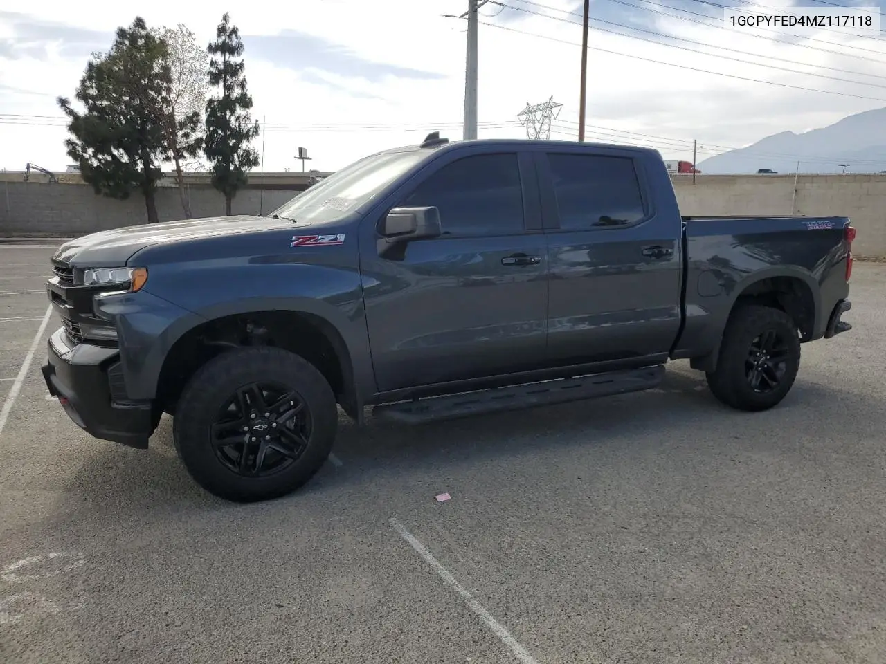2021 Chevrolet Silverado K1500 Lt Trail Boss VIN: 1GCPYFED4MZ117118 Lot: 54880405