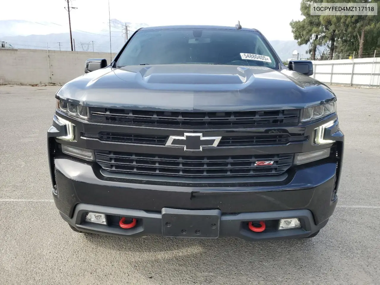 2021 Chevrolet Silverado K1500 Lt Trail Boss VIN: 1GCPYFED4MZ117118 Lot: 54880405