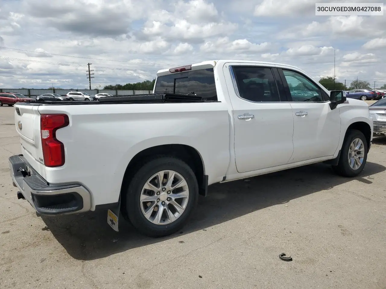 2021 Chevrolet Silverado K1500 Ltz VIN: 3GCUYGED3MG427088 Lot: 56241735