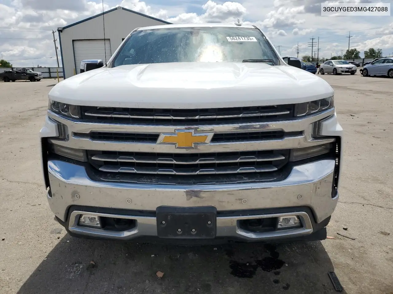 2021 Chevrolet Silverado K1500 Ltz VIN: 3GCUYGED3MG427088 Lot: 56241735