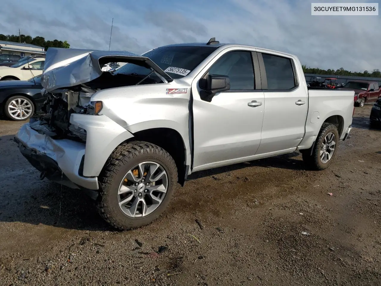 2021 Chevrolet Silverado K1500 Rst VIN: 3GCUYEET9MG131536 Lot: 56275135