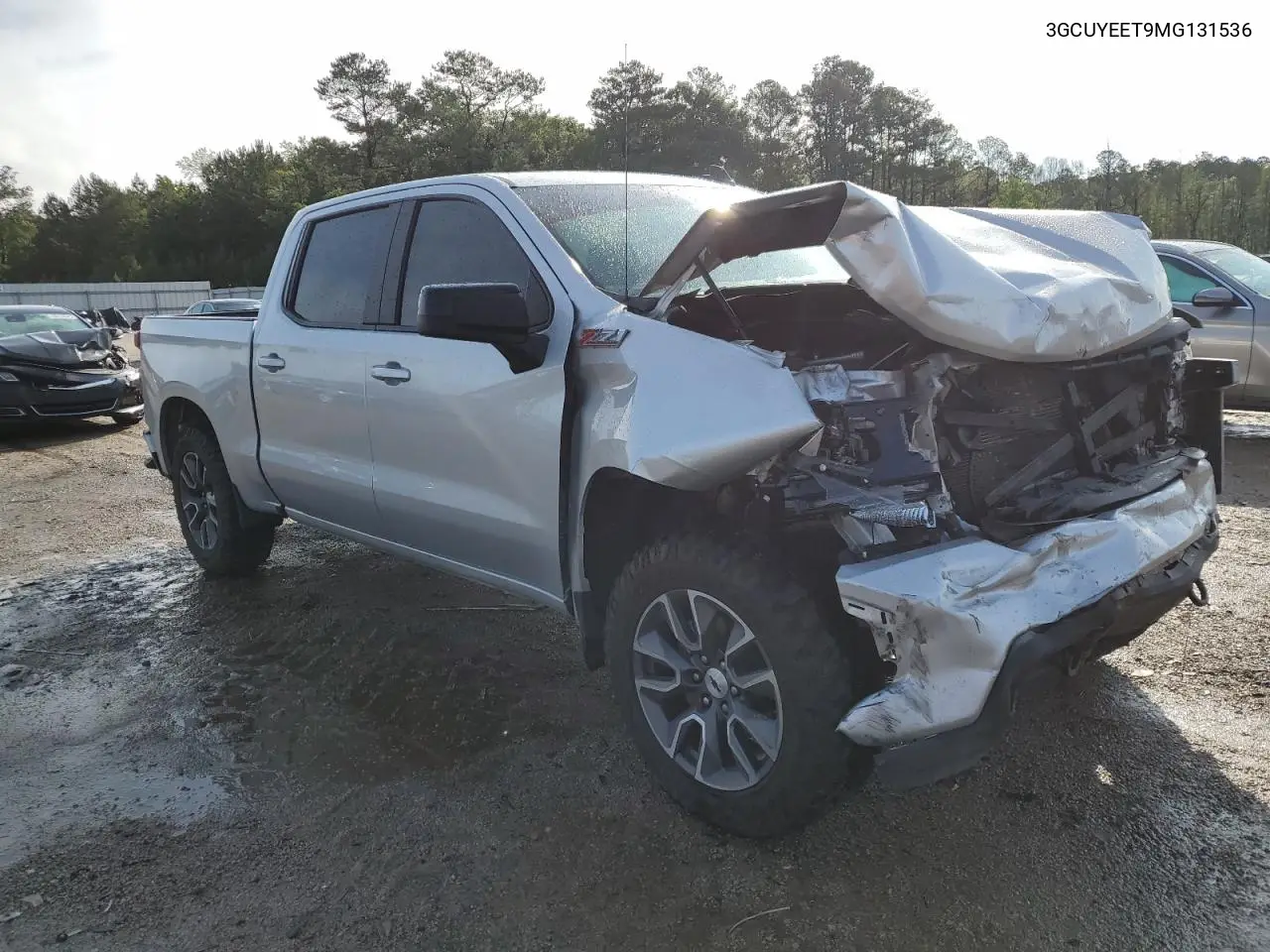 2021 Chevrolet Silverado K1500 Rst VIN: 3GCUYEET9MG131536 Lot: 56275135