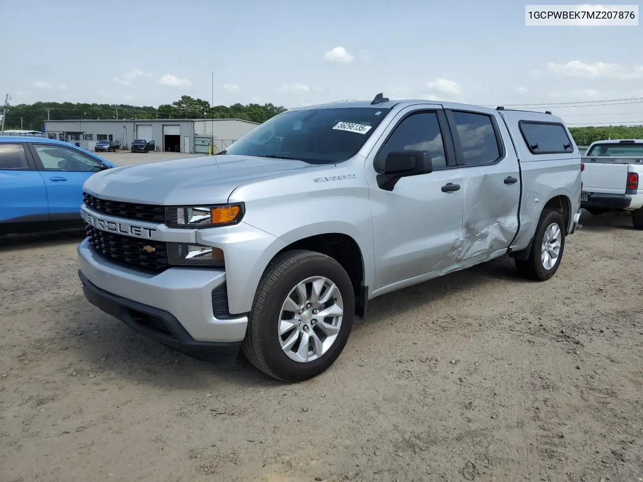 1gcpwbek7mz207876 1GCPWBEK7MZ207876 2021 Chevrolet Silverado C1500 Custom
