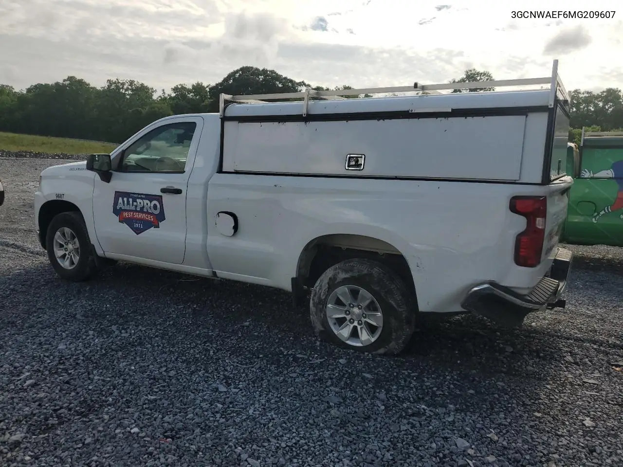 2021 Chevrolet Silverado C1500 VIN: 3GCNWAEF6MG209607 Lot: 56628205