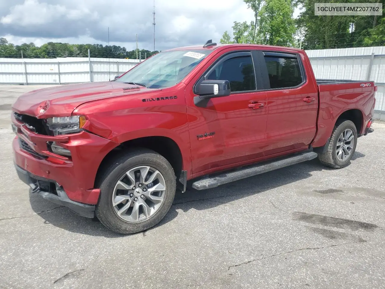 2021 Chevrolet Silverado K1500 Rst VIN: 1GCUYEET4MZ207762 Lot: 56656565