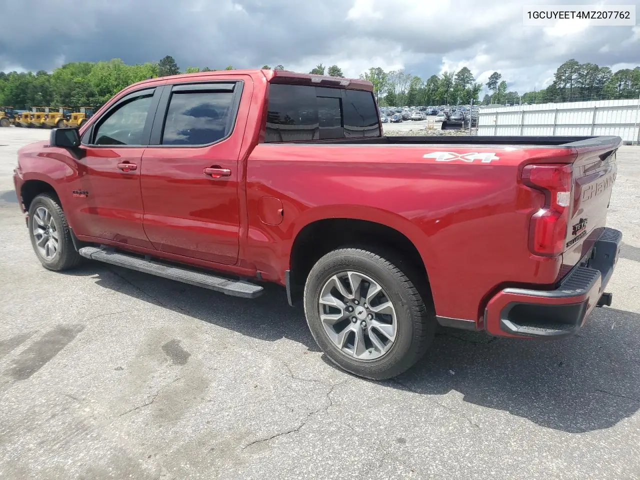 2021 Chevrolet Silverado K1500 Rst VIN: 1GCUYEET4MZ207762 Lot: 56656565