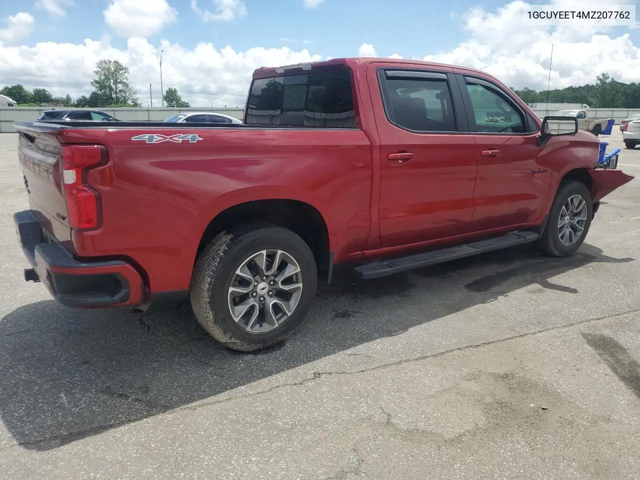 2021 Chevrolet Silverado K1500 Rst VIN: 1GCUYEET4MZ207762 Lot: 56656565