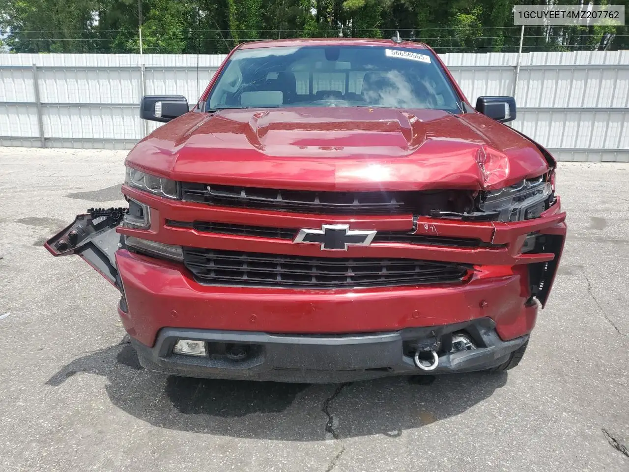 2021 Chevrolet Silverado K1500 Rst VIN: 1GCUYEET4MZ207762 Lot: 56656565