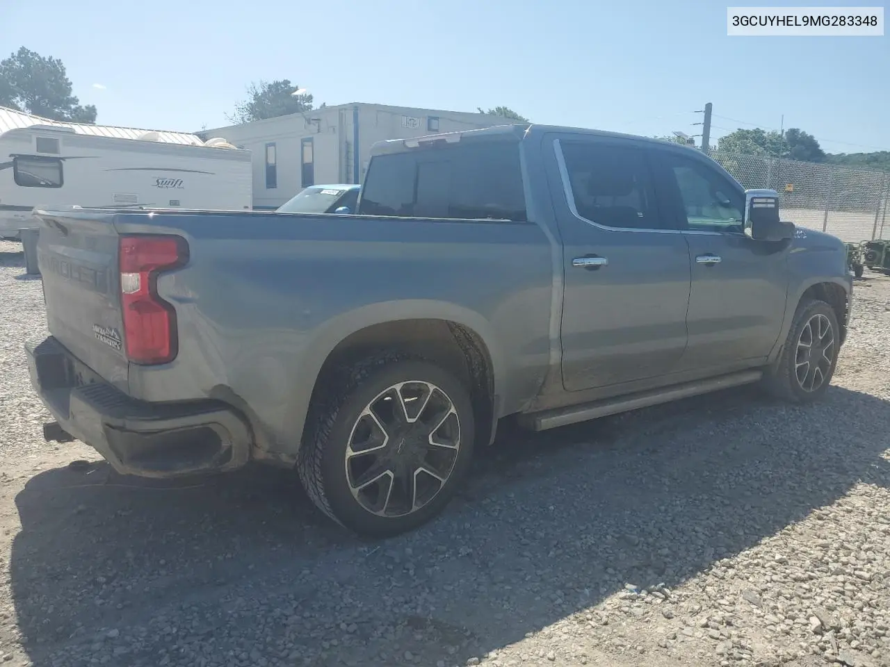 2021 Chevrolet Silverado K1500 High Country VIN: 3GCUYHEL9MG283348 Lot: 56858745